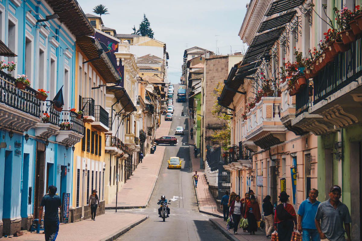 itineraries in the capital of Ecuador