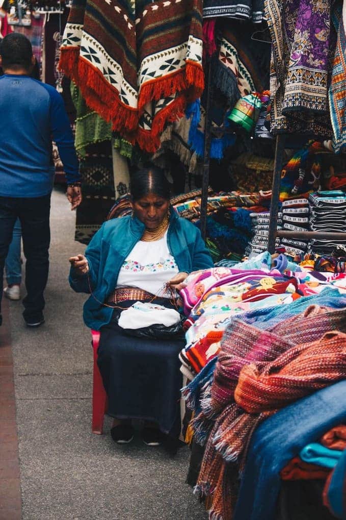 Otavalo craft market