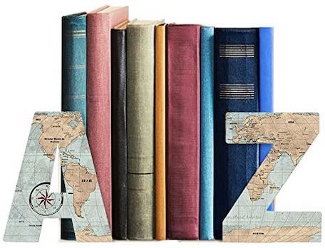 book holder world decoration travel theme