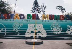 the park crossed by the equator, in Quito