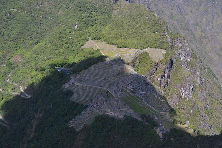 Huayna Picchu, trail in Peru