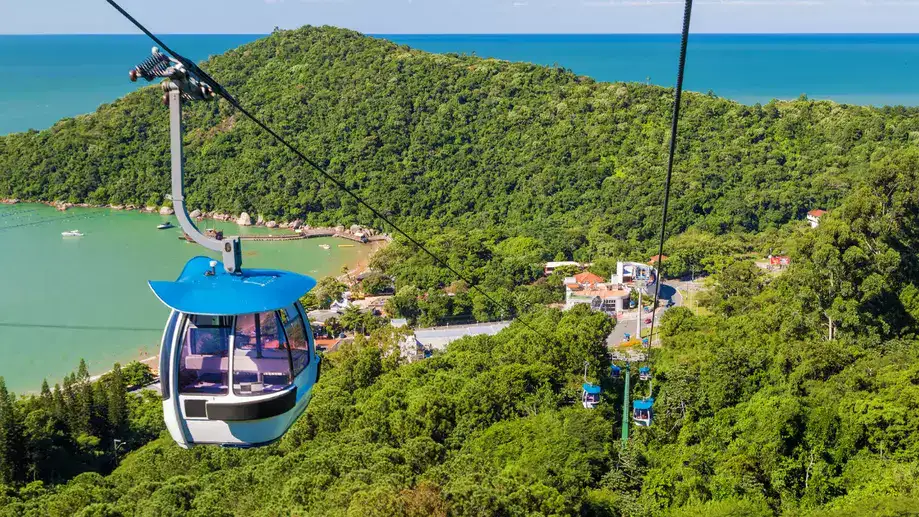 Teleféricos do Unipraias, em Balneário Camboriú