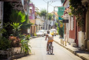 bohemia and street art in Cartagena