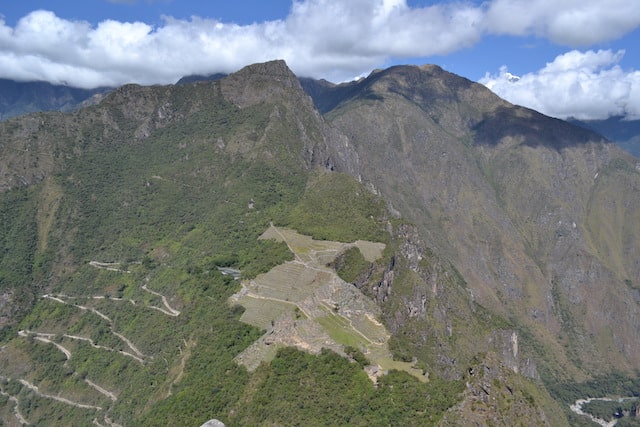 View of Huayna Picchu Peru