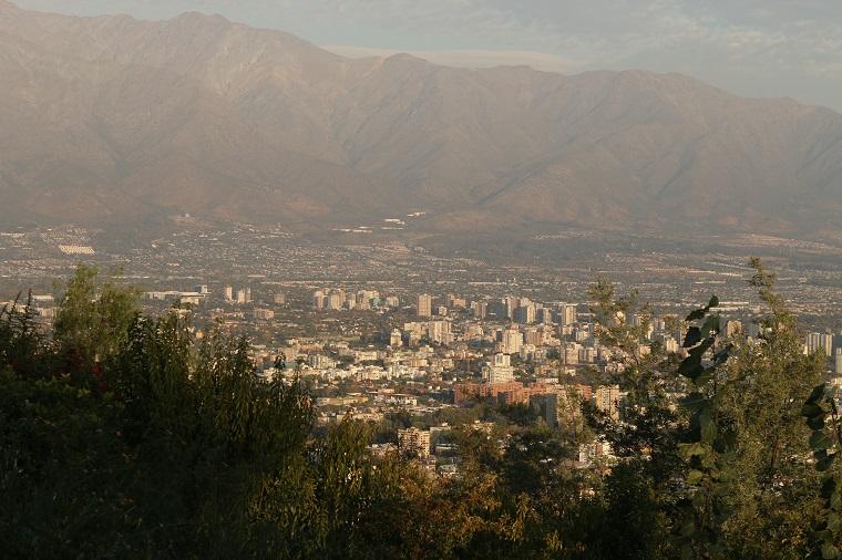 View of Santiago, not Chile