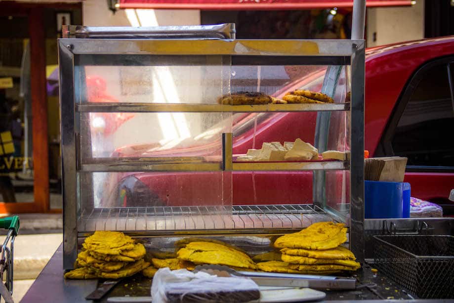 Street food in Cartagena de Indias