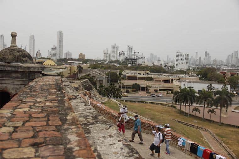 View of San Felipe de Barajas Castle - Cartagena de Indias