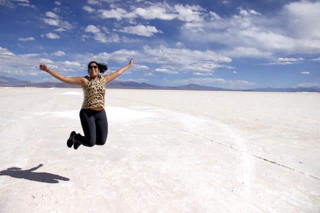 Photo jump - Salinas Grandes