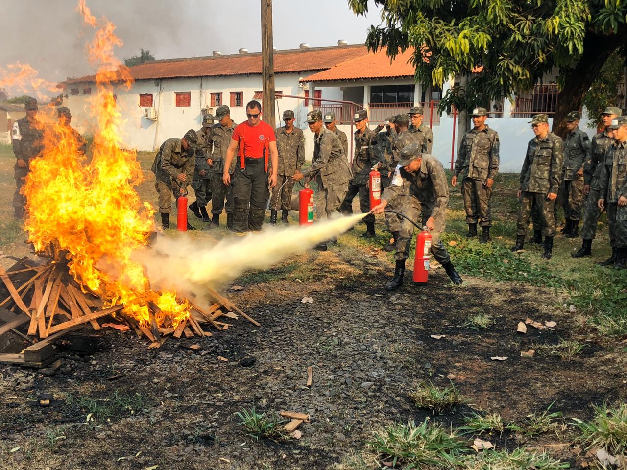 the work of a firefighter during a crisis