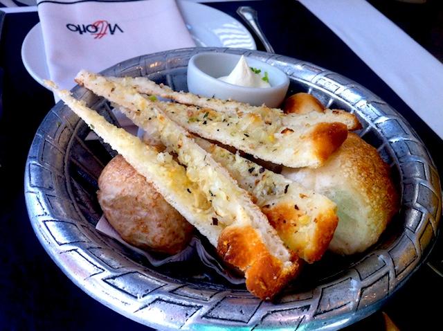 basket of bread served in Buenos Aires