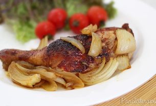 Roasted Chicken in Onion – Panelaterapia