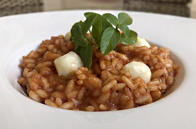 Risotto Caprese – Panelaterapia