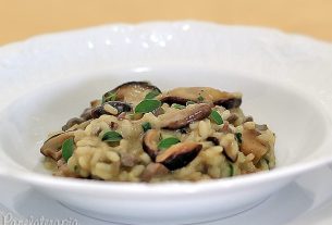 Filet Mignon and Shitake Risotto – Panelaterapia