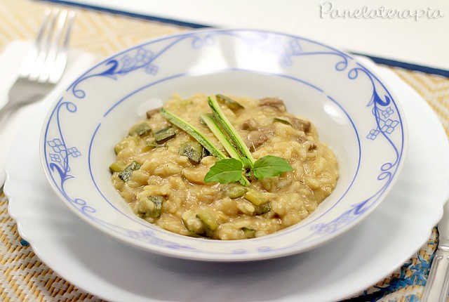 Mignon Risotto with Zucchini and Dijon Mustard – Panelaterapia