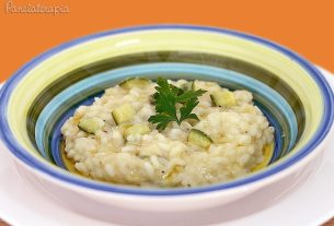 Zucchini Risotto with Cod – Panelaterapia