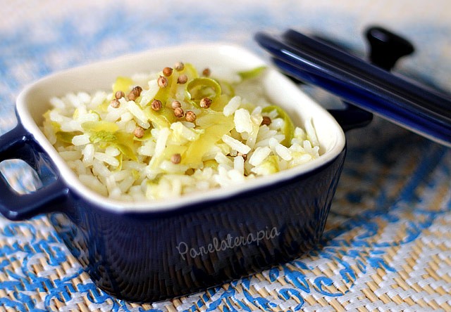 Rice with Zucchini and Coriander Seeds – Panelaterapia