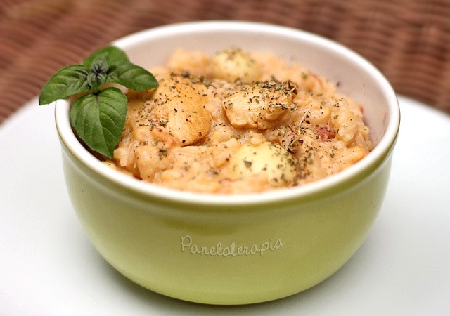 Creamy Rice with Chicken and Champignons – Panelaterapia