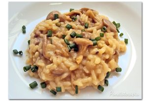 Shimeji Risotto – Panelaterapia