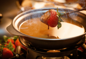 fondue de morango