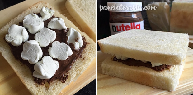 nutella sanduiche