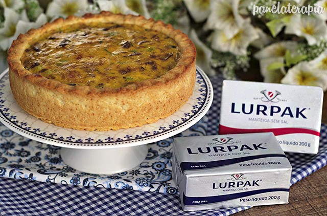 Mushroom Quiche, Cebola and Manteiga Lurpak – Panelatherapy