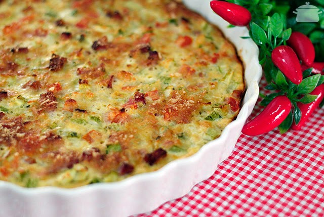 Zucchini Pie with Bacon – Panelaterapia