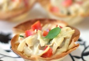 Chicken baskets with cottage cheese – Panelaterapia