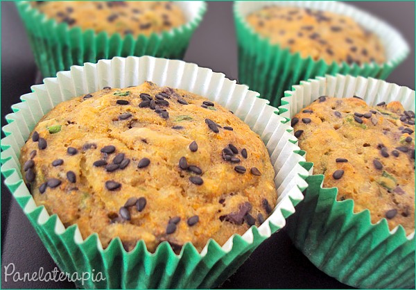 Black Olive, Herb and Vegetable Muffin – Panelaterapia