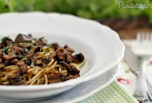 Spaghetti with mushroom sauce – Panelaterapia