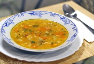 Chicken broth with vegetables – Panelaterapia