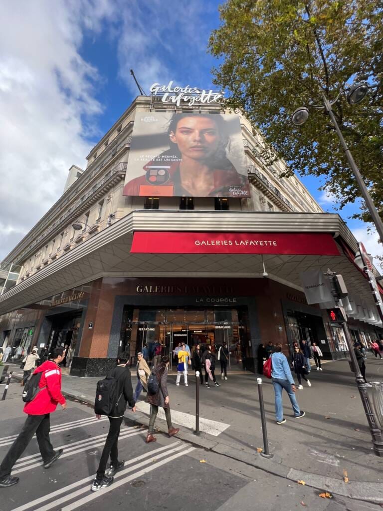 Restaurant at Galeries Lafayette