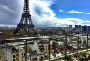 Almoço no Hotel Shangrila em Paris