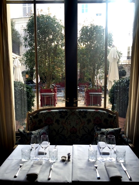 Lunch at Hotel La Reserve, in Paris 