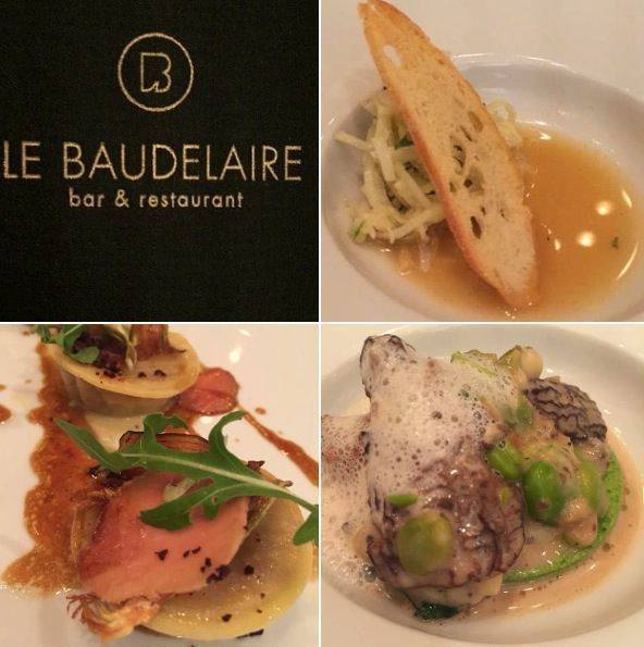 Dinner at Baudelaire Restaurant in Paris