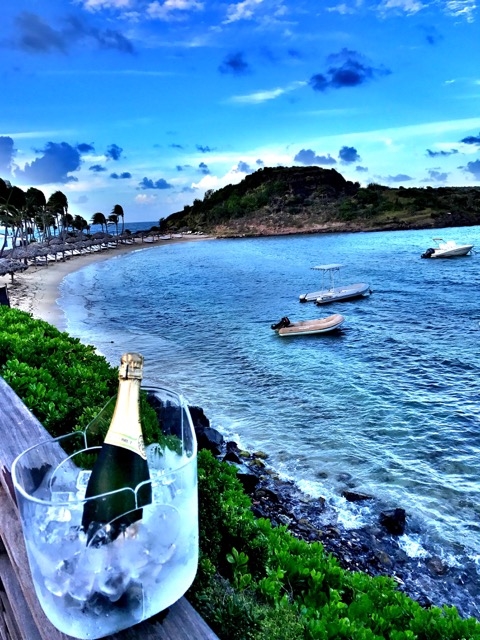 Champagne and beach!