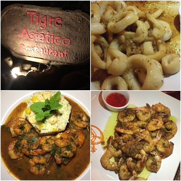 Dishes from Tigre Asian Restaurant