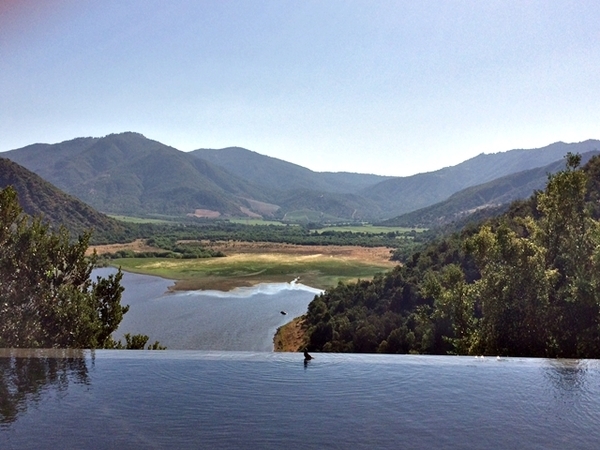 View from the swimming pool