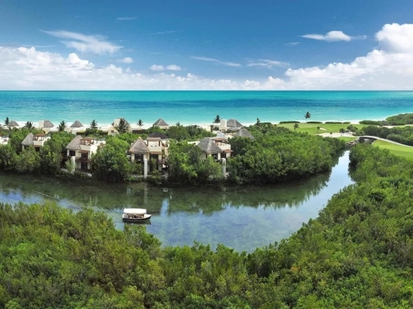 hotel seen from the top 