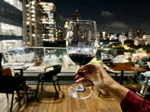 trendy restaurant with a view in Faria Lima