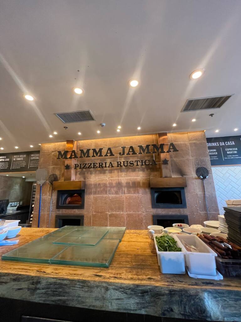 Mamma jamma's open kitchen