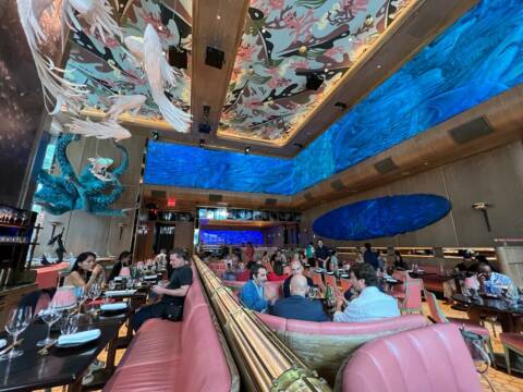 sexy fish lounge Instagrammable Japanese restaurant in Brickell