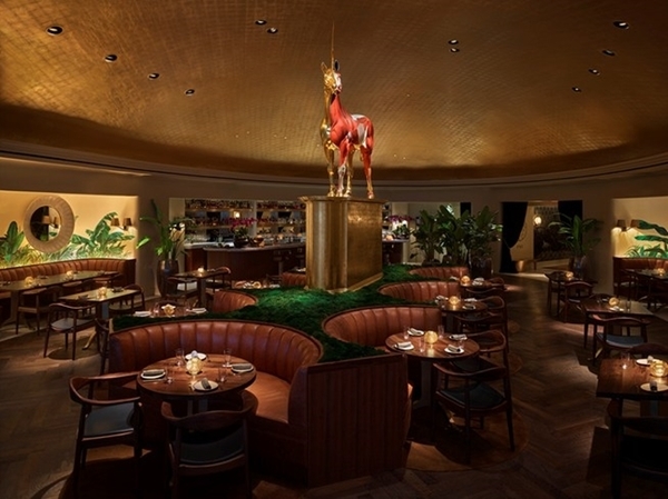 Restaurant at the new Faena Miami hotel