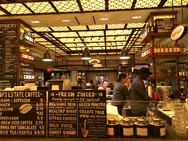 Marché gastronomique Plaza à New York