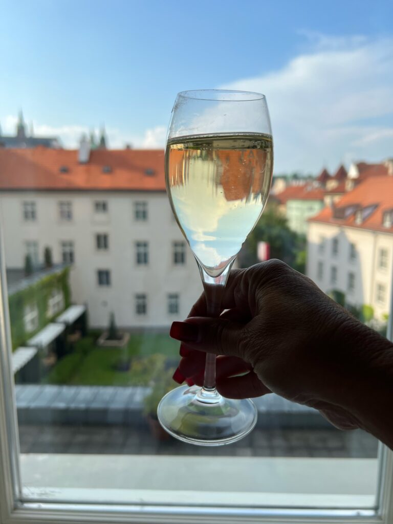 view of the hotel in prague