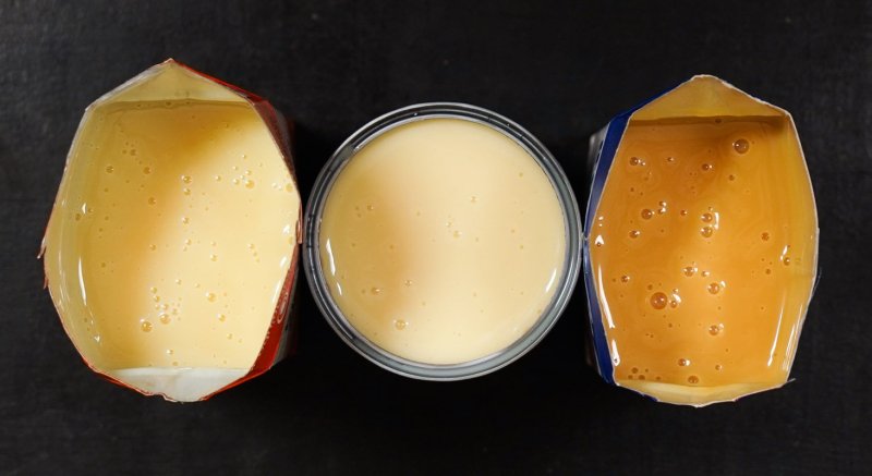 Different condensed milk