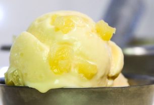 Easy Creamy Pineapple Ice Cream (Without an Ice Cream Maker)