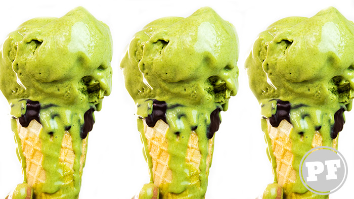 Matcha Ice Cream Without an Ice Cream Maker