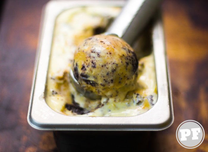 Peanut Ice Cream and Blended Brownie Without an Ice Cream Maker