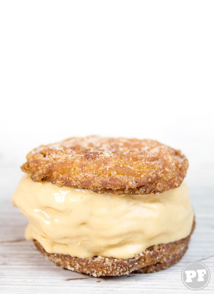 Churros with Dulce de Leche Ice Cream