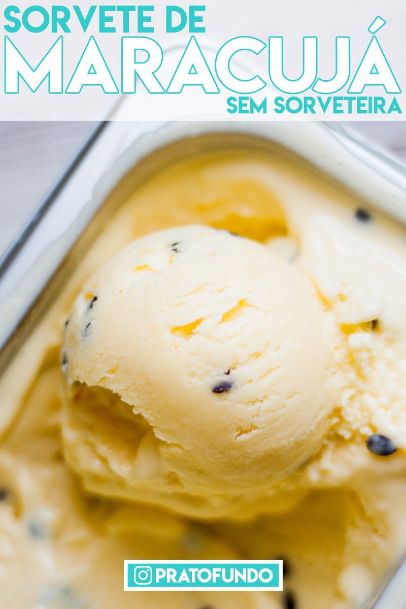 Easy Passion Fruit Ice Cream